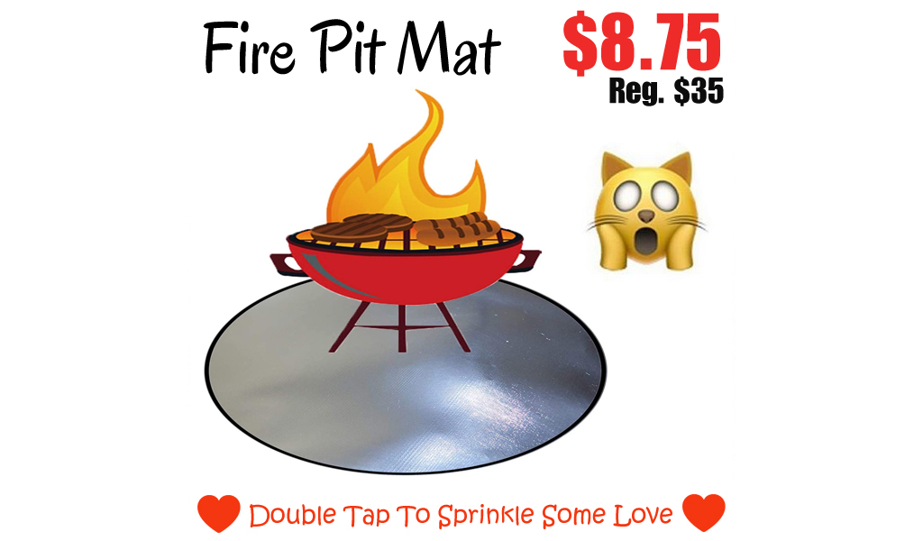 Fire Pit Mat Only for $8.75 on Amazon (Regularly $35)
