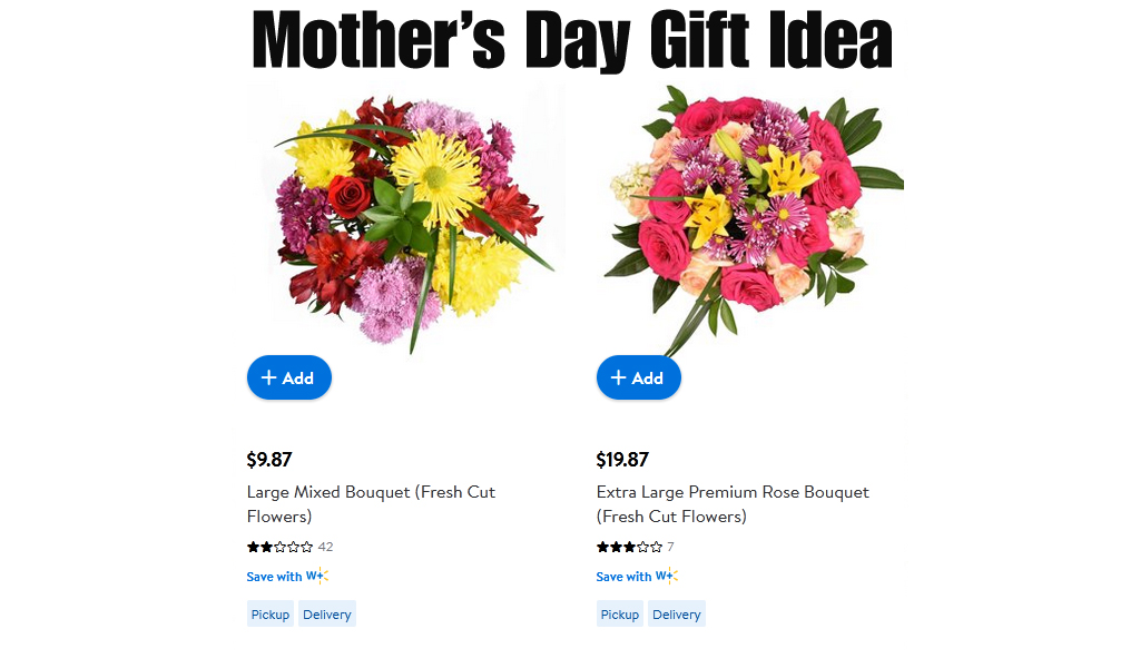 Flowers for Mother’s Day