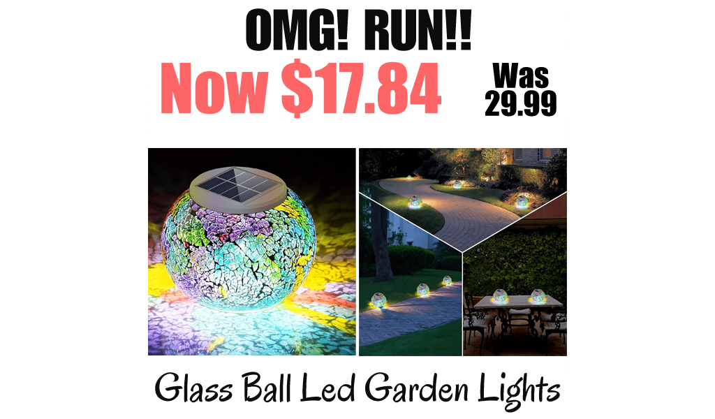 Glass Ball Led Garden Lights Only $17.84 Shipped on Amazon (Regularly $29.99)