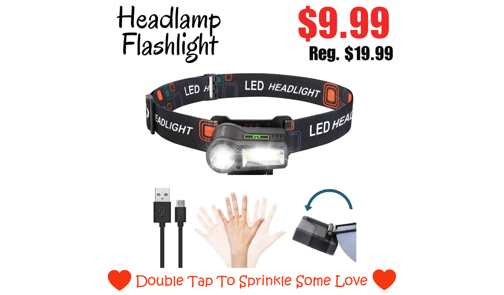 Headlamp Flashlight Only for $9.99 on Amazon (Regularly $19.99)