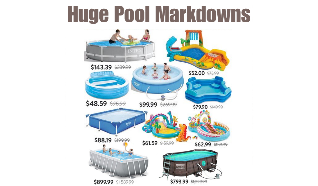 Huge Pool Markdowns at Walmart