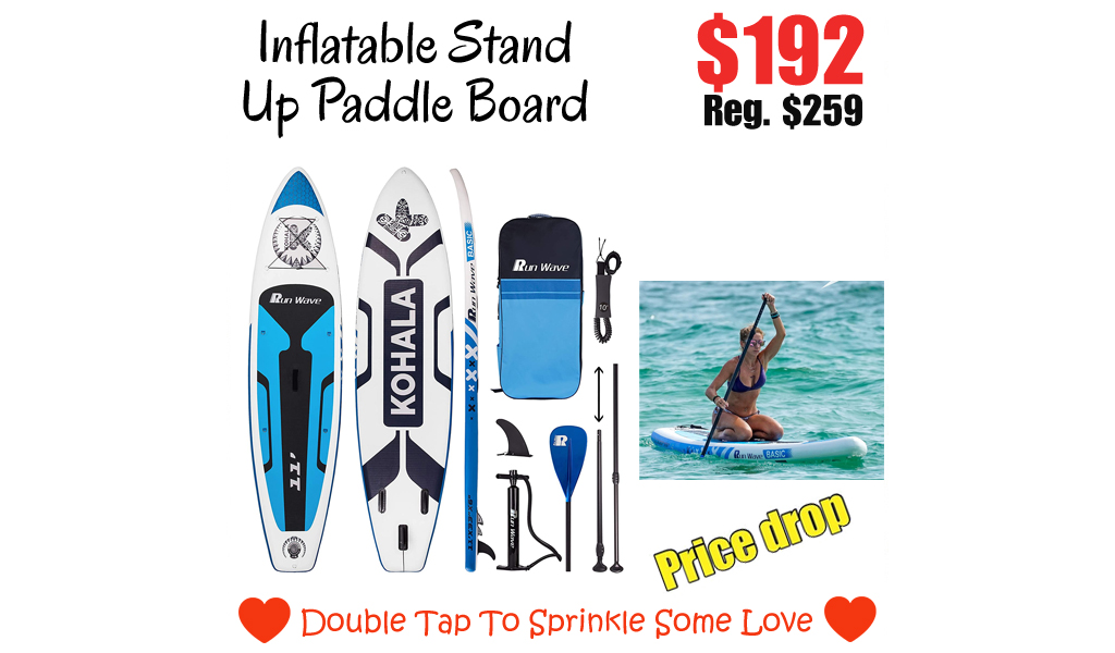 Inflatable Stand Up Paddle Board Only for $192 on Amazon (Regularly $259)