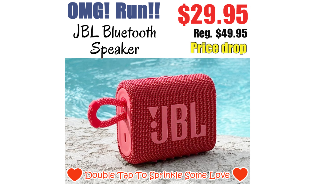 JBL Bluetooth Speaker Only $29.95 Shipped on Amazon (Regularly $49.95)