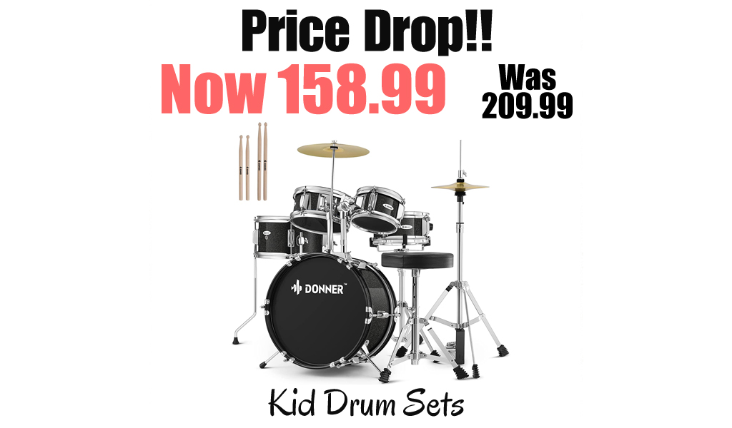 Kid Drum Sets Only $158.99 Shipped on Amazon (Regularly $209.99)