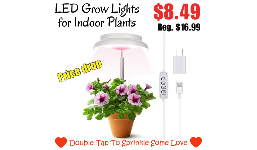 LED Grow Lights for Indoor Plants Only $8.49 Shipped on Amazon (Regularly $16.99)