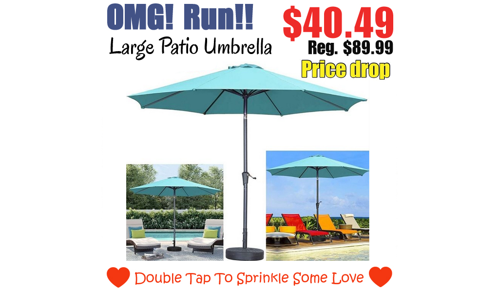 Large Patio Umbrella Only $40.49 Shipped on Amazon (Regularly $89.99)
