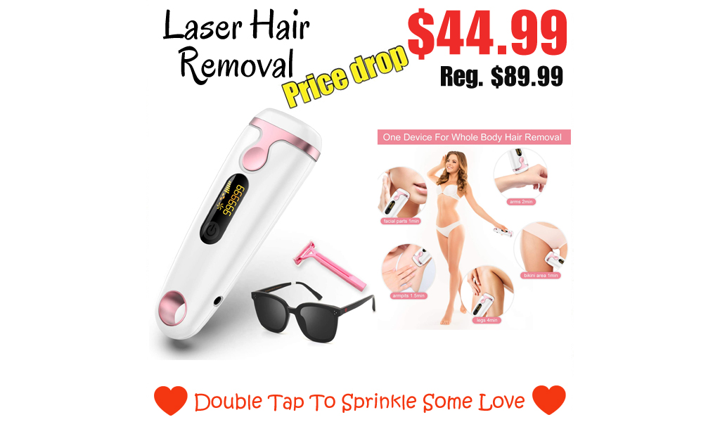 Laser Hair Removal Only $44.99 Shipped on Amazon (Regularly $89.99)
