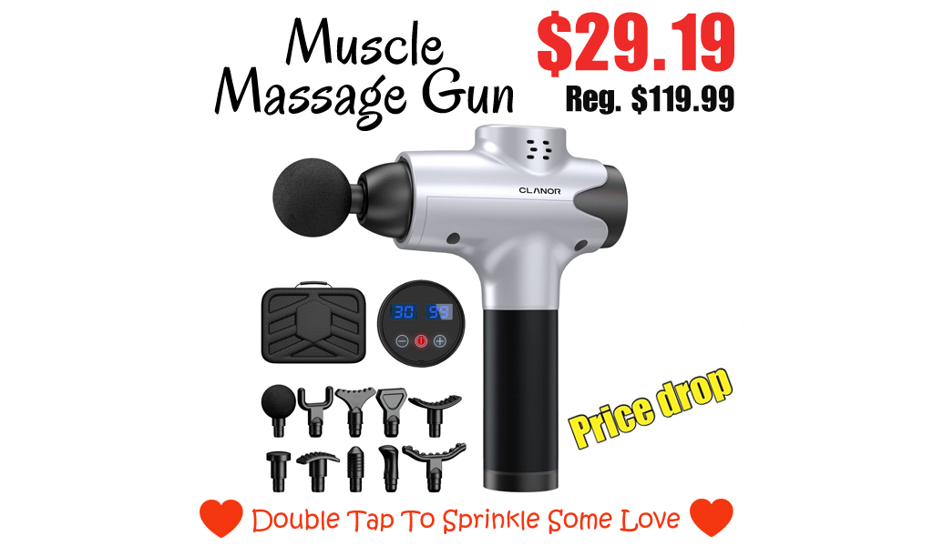 Muscle Massage Gun Only $29.19 Shipped on Amazon (Regularly $119.99)