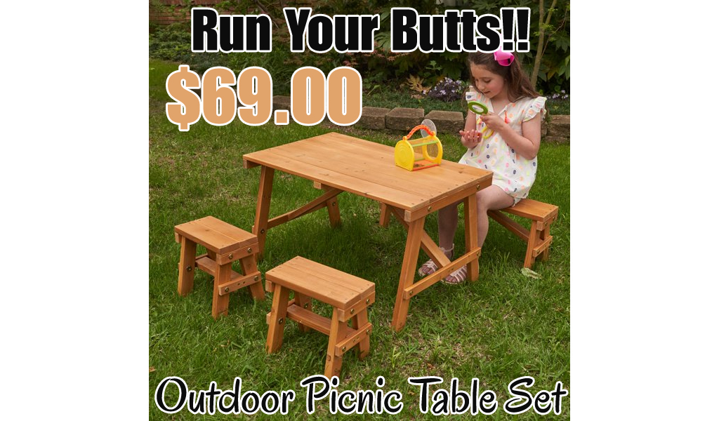 Outdoor Picnic Table Set Only $69 Shipped on Walmart.com (Regularly $99.99)