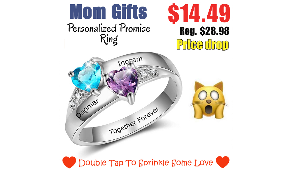 Personalized Promise Ring Only $14.49 Shipped on Amazon (Regularly $28.98)