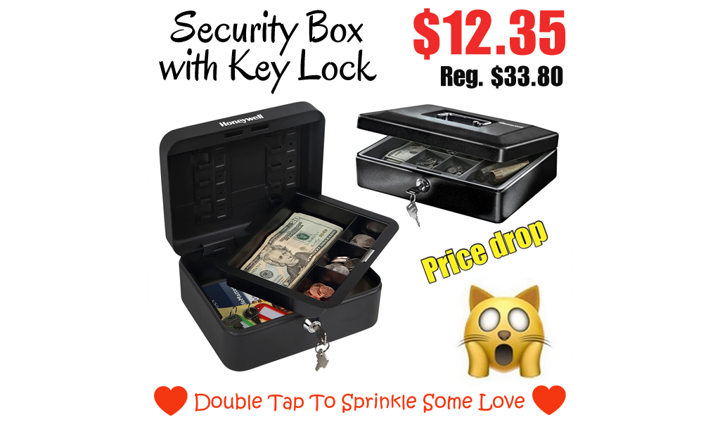 Security Box with Key Lock Only for $12.35 on Amazon (Regularly $33.80)