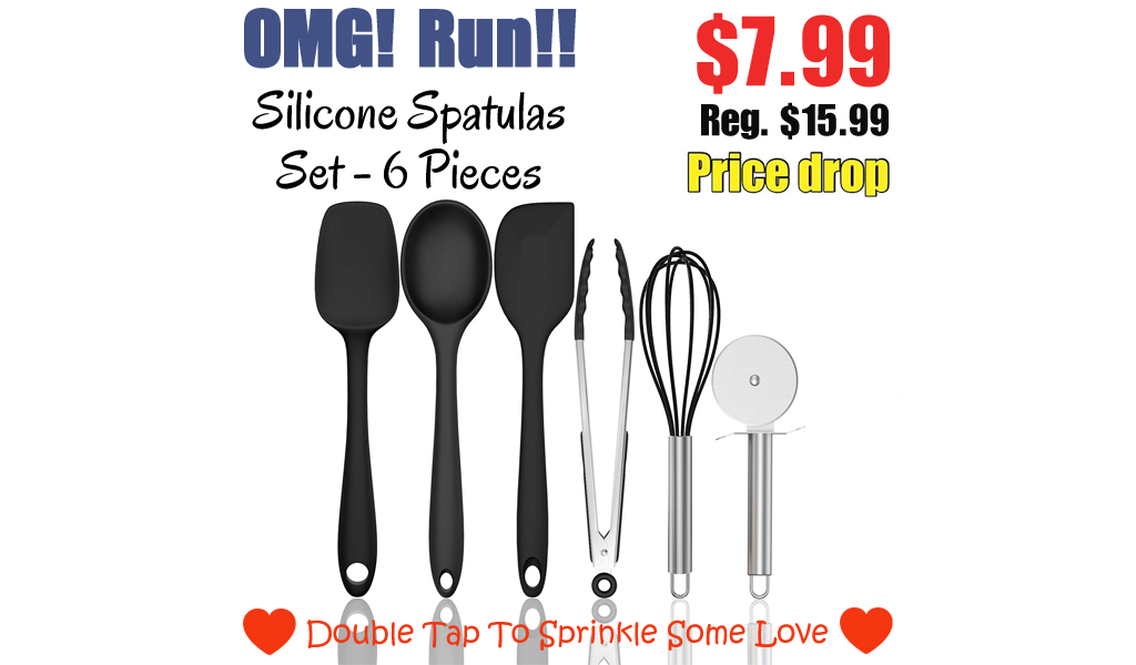 Silicone Spatulas Set - 6 Pieces Only $7.99 Shipped on Amazon (Regularly $15.99)