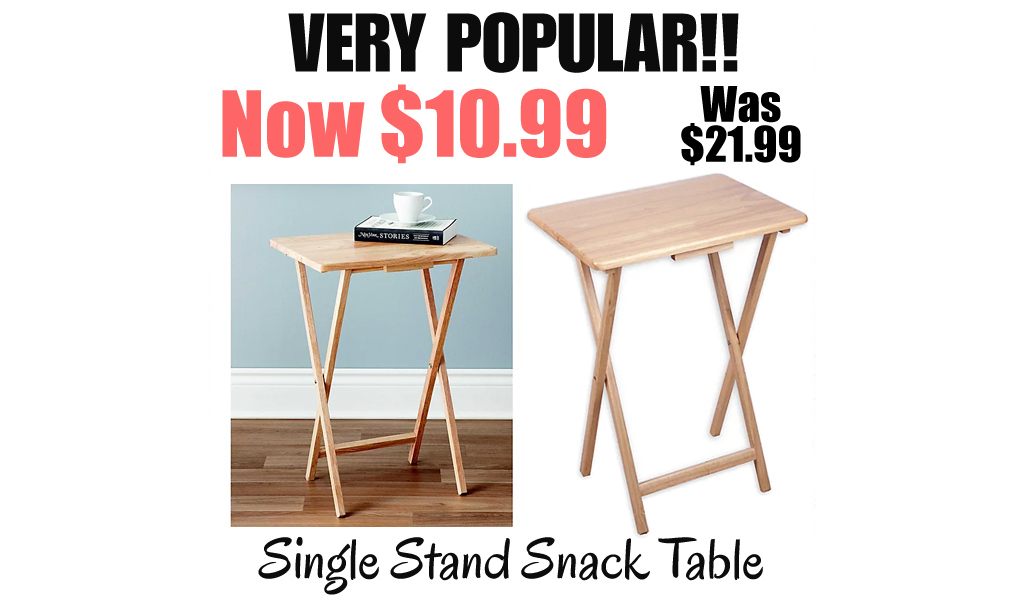 Single Stand Snack Table Just $10.99 on Bed Bath & Beyond (Regularly $21.99)