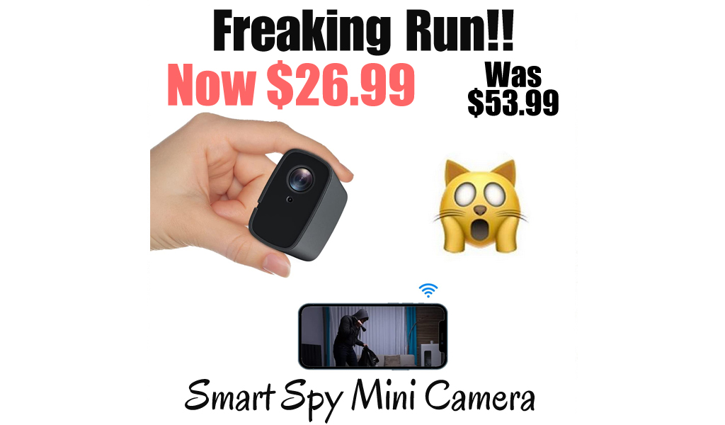 Smart Spy Mini Camera Only $26.99 Shipped on Amazon (Regularly $53.99)