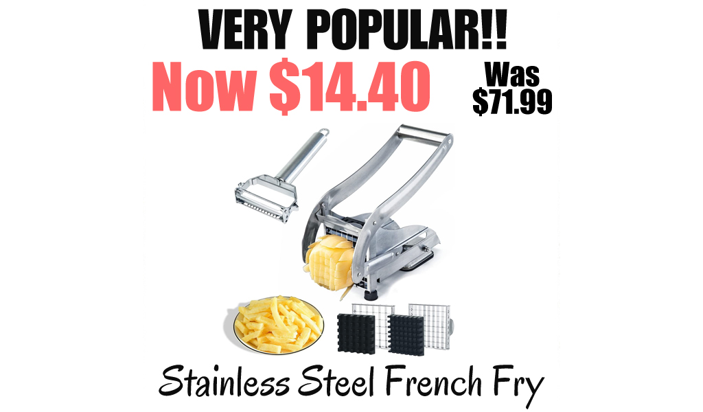 Stainless Steel French Fry Cutter Only $14.40 Shipped on Amazon (Regularly $71.99)