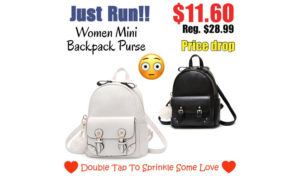 Women Mini Backpack Purse Only $11.60 Shipped on Amazon (Regularly $28.99)