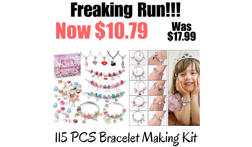 115 PCS Bracelet Making Kit Only $10.79 Shipped on Amazon (Regularly $17.99)