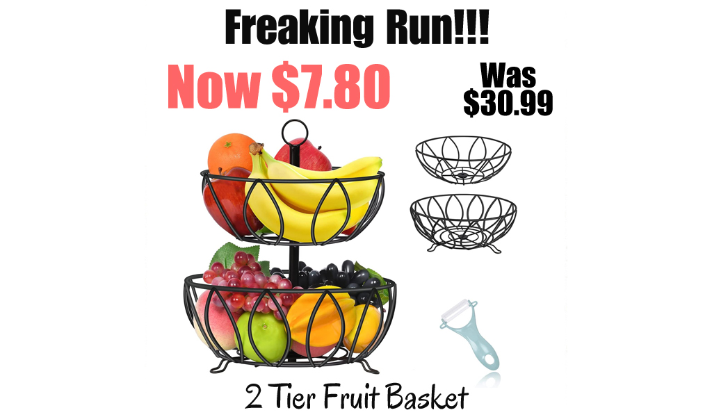 2 Tier Fruit Basket Only $7.80 Shipped on Amazon (Regularly $30.99)