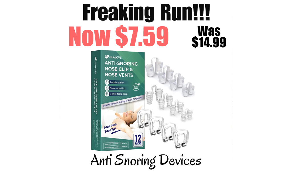 Anti Snoring Devices Only $7.59 on Amazon (Regularly $14.99)