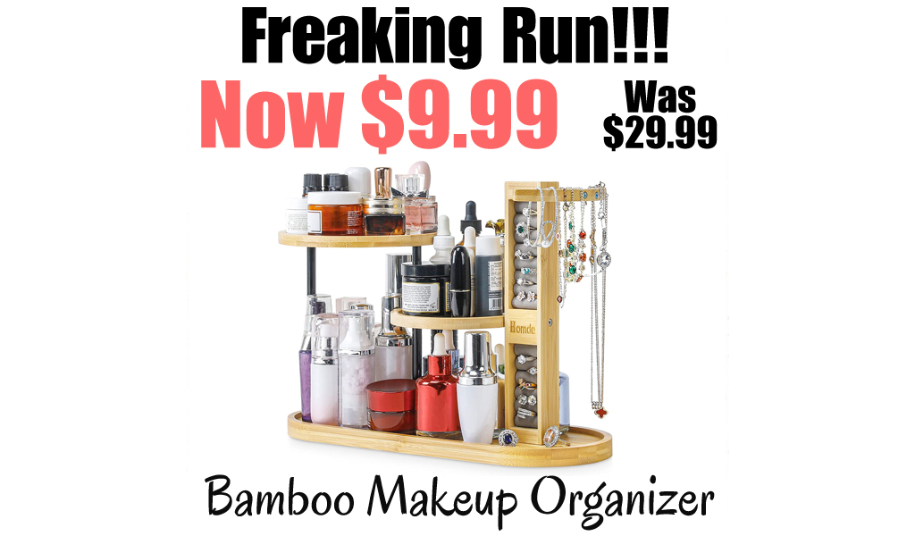 Bamboo Makeup Organizer Only $9.99 Shipped on Amazon (Regularly $29.99)