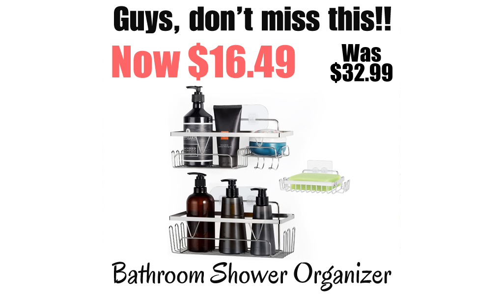 Bathroom Shower Organizer Only $16.49 on Amazon (Regularly $32.99)