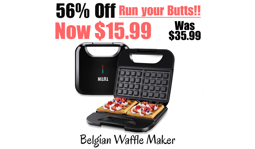 Belgian Waffle Maker Only $15.99 Shipped on Amazon (Regularly $35.99)