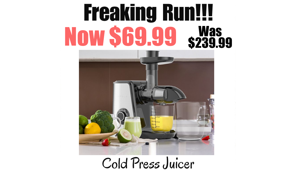 Cold Press Juicer Just $69.99 Shipped on Walmart.com (Regularly $239.99)
