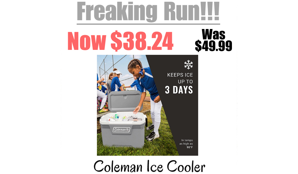 Coleman Ice Cooler Only $38.24 Shipped on Amazon (Regularly $49.99)