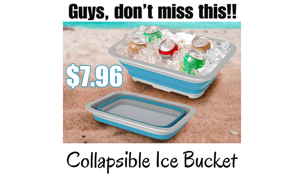 Collapsible Ice Bucket Only $7.96 Shipped on Amazon (Regularly $9.95)