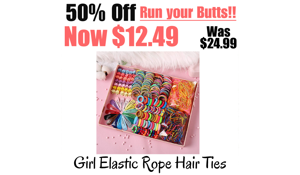 Girl Elastic Rope Hair Ties Only $12.49 Shipped on Amazon (Regularly $24.99)