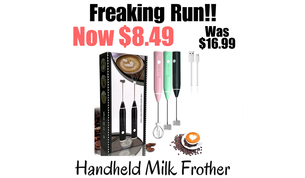 Handheld Milk Frother Only $8.49 Shipped on Amazon (Regularly $16.99)