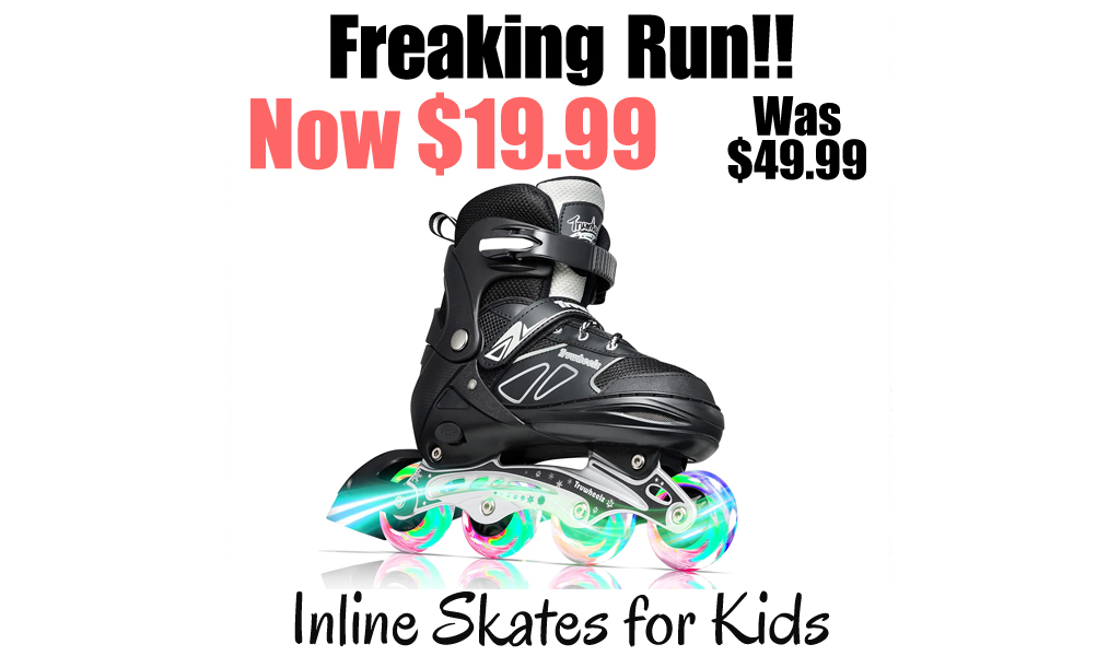 Inline Skates for Kids Only $19.99 Shipped on Amazon (Regularly $49.99)
