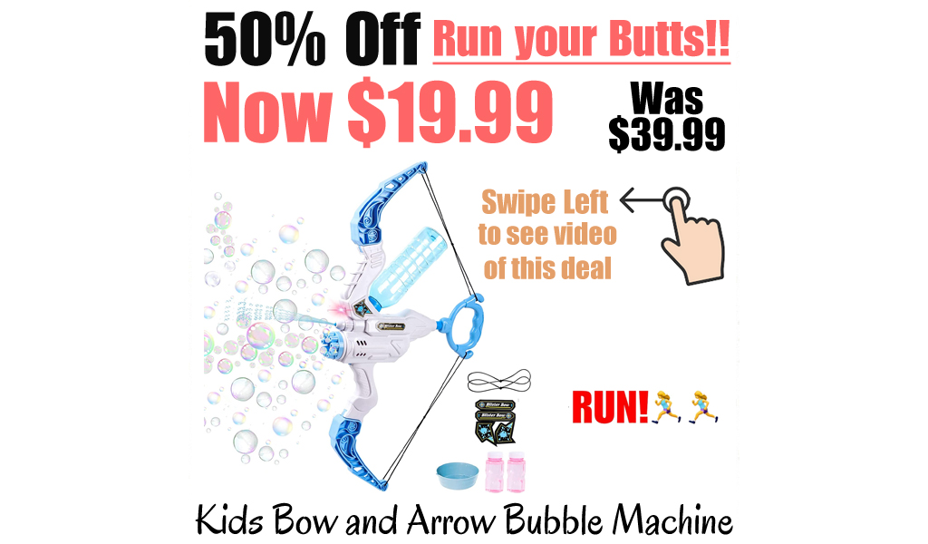 Kids Bow and Arrow Bubble Machine Only $19.99 Shipped on Amazon (Regularly $39.99)