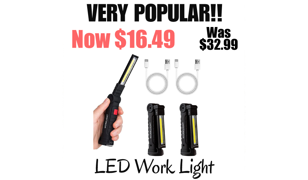 LED Work Light Only $16.49 on Amazon (Regularly $32.99)