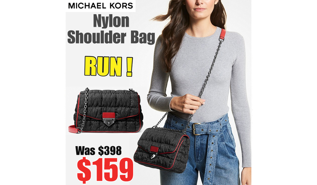 Michael Kors Nylon Shoulder Bag Only $159 Shipped (Regularly $398)