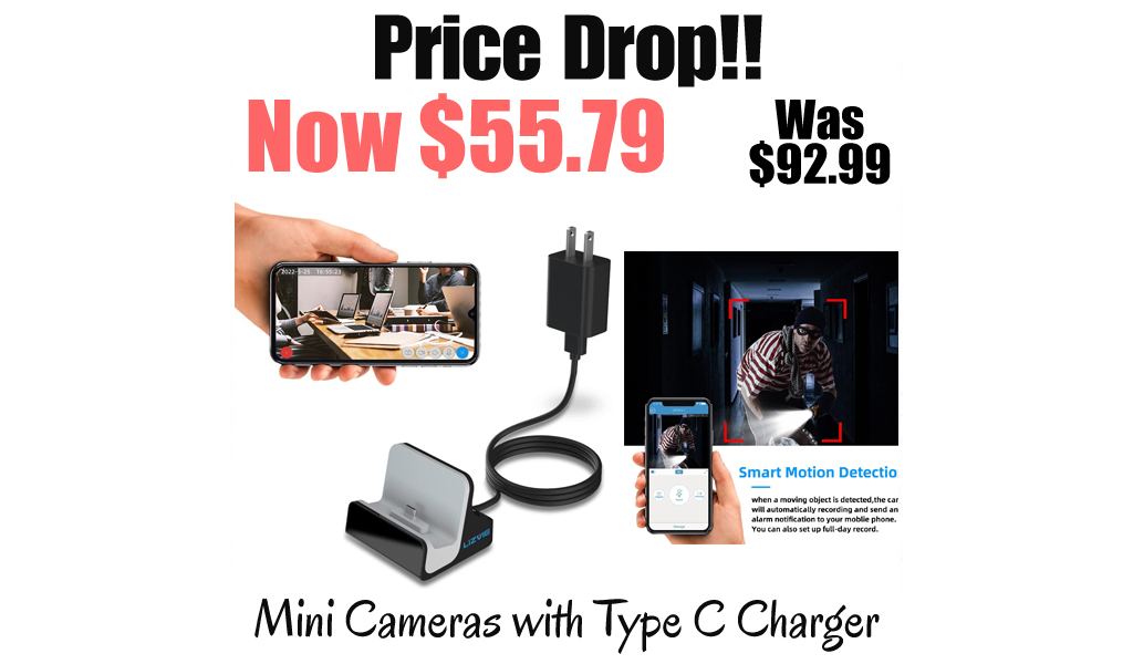 Mini Cameras with Type C Charger Only $55.79 Shipped on Amazon (Regularly $92.99)