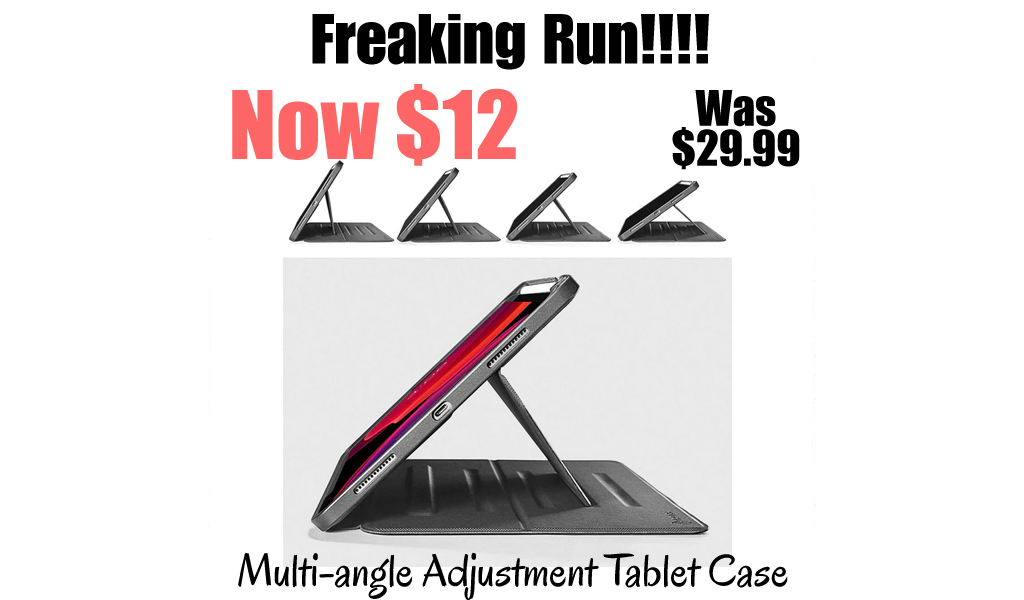 Multi-angle Adjustment Tablet Case Only $12 on tomtoc.com (Regularly $29.99)