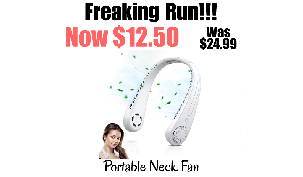 Portable Neck Fan Only $12.50 Shipped on Amazon (Regularly $24.99)