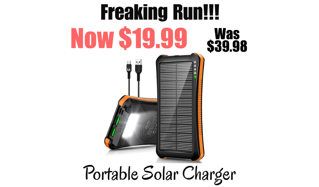 Portable Solar Charger Only $19.99 Shipped on Amazon (Regularly $39.98)