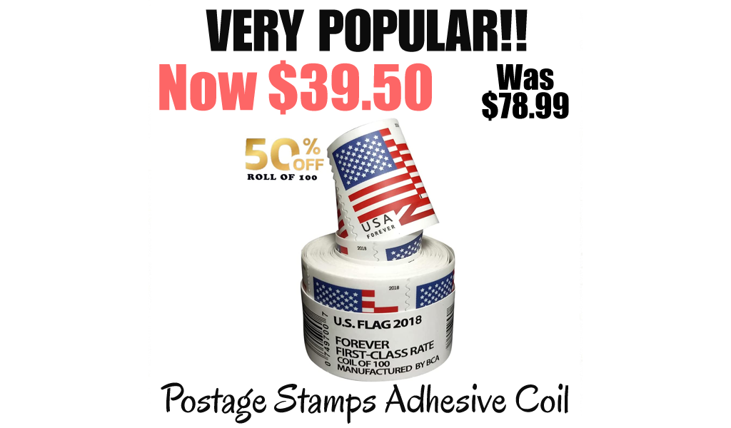 Postage Stamps Adhesive Coil Only $39.50 on Amazon (Regularly $78.99)