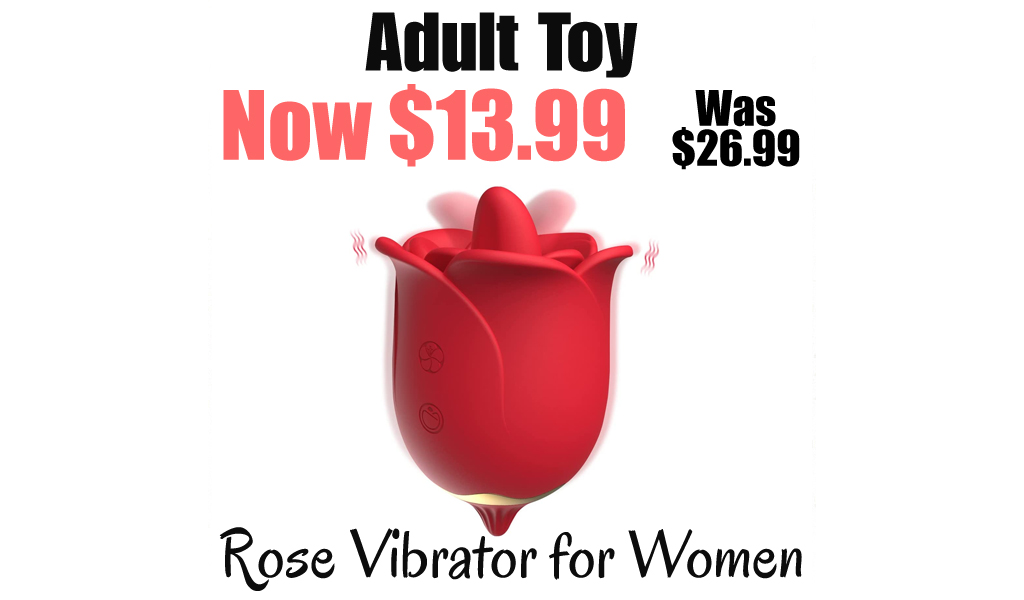 Rose Vibrator for Women Only $13.99 Shipped on Amazon (Regularly $26.99)