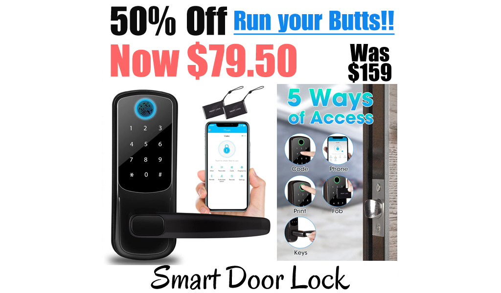 Smart Door Lock Only $79.50 Shipped on Amazon (Regularly $159)