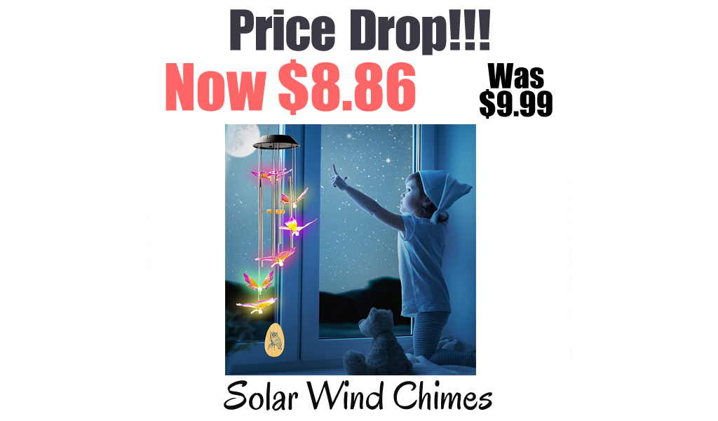 Solar Wind Chimes Only $8.86 Shipped on Amazon (Regularly $9.99)