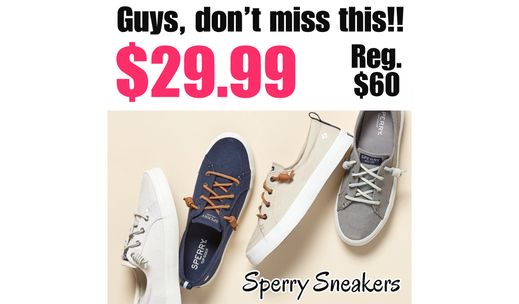 Sperry Sneakers Only $29.99 Shipped (Regularly $60)