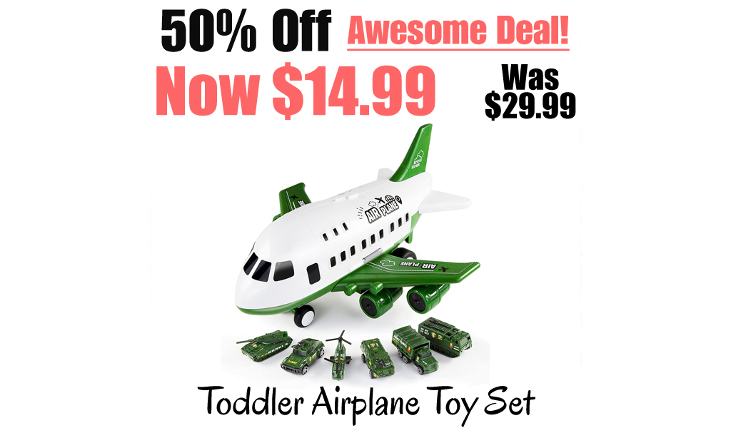 Toddler Airplane Toy Set Only $14.99 Shipped on Amazon (Regularly $29.99)