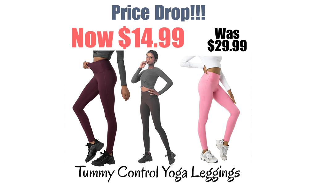 Tummy Control Yoga Leggings Only $14.99 Shipped on Amazon (Regularly $29.99)