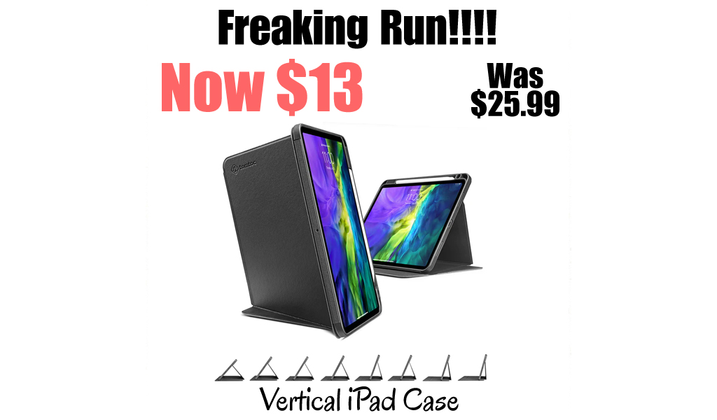 Vertical iPad Case Only $13 on tomtoc.com (Regularly $25.99)