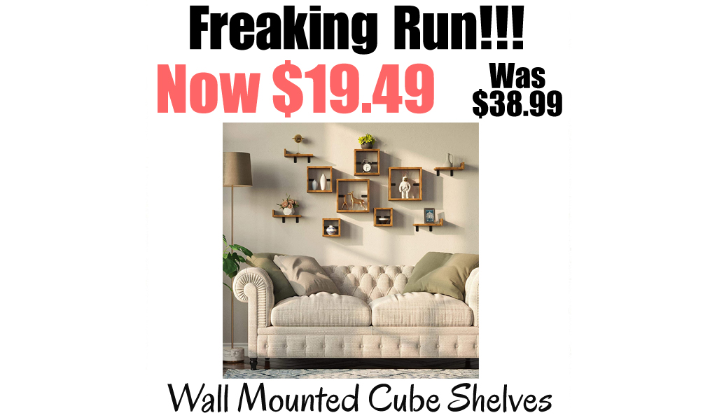 Wall Mounted Cube Shelves Only $19.49 Shipped on Amazon (Regularly $38.99)