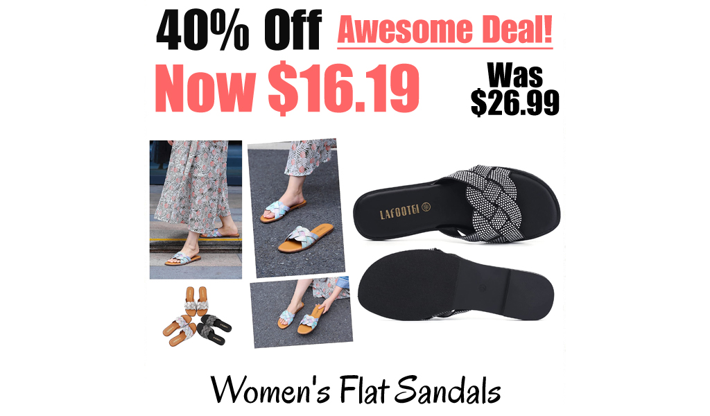 Women's Flat Sandals Only $16.19 Shipped on Amazon (Regularly $26.99)