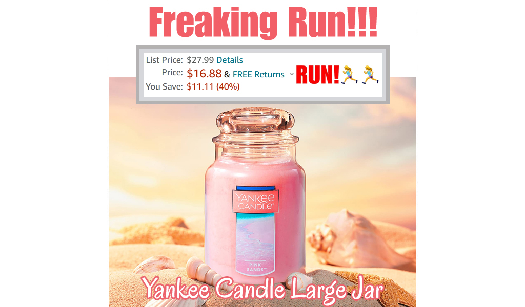 Yankee Candle Large Jar Only $16.88 Shipped on Amazon (Regularly $27.99)